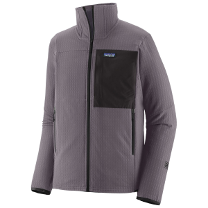 Patagonia R2 TechFace Jacket Men's 2027 in Gray size X-Large | Spandex/Polyester