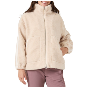 Women's Roxy Amara Sherpa Jacket 2027 in Khaki size Small | Polyester