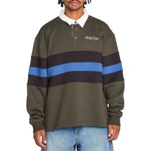 Volcom Volcom Scratch Stone Fleece Polo Men's 2026 in Black size Large | Cotton/Polyester - $74.95 at evo
