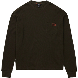 Volcom Volcom Overtime Workwear Thermal Long-Sleeve T-Shirt Men's 2027 in Black size Medium | Cotton - $49.95 at evo