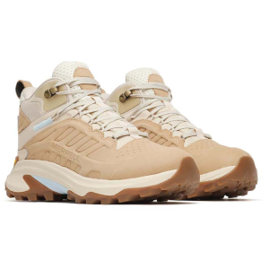 Merrell Women's Merrell Moab Speed 2 LTR Mid WP Shoes 2026 in Khaki size 9.5 | Leather - $194.95 at evo