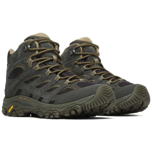 Merrell Merrell Moab 3 Mid WP Wide Width Shoes Men's 2026 in Black size 10.5 | Leather/Rubber/Suede - $174.95 at evo