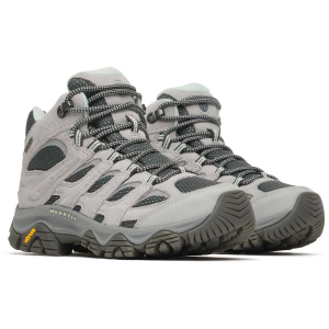 Merrell Women's Merrell Moab 3 Mid WP Wide Width Shoes 2026 in Gray size 9.5 | Leather/Rubber/Suede - $174.95 at evo