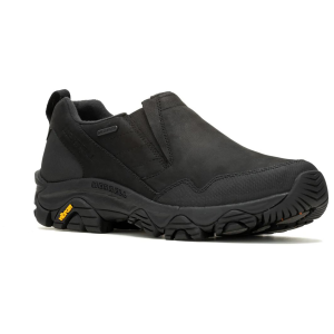 Merrell Merrell Coldpack 3 Thermo Moc WP Shoes Wide Width Men's 2026 in Black size 7.5 | Leather/Rubber - $159.95 at evo