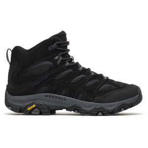 Merrell Merrell Moab 3 Mid Shoes Wide Width Men's 2026 in Black size 9.5 | Leather/Rubber/Suede - $154.95 at evo