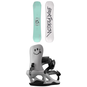 Kid's Bataleon Evil Teen SnowboardKids' 2027 - 140W Package (140W cm) + Kids in Gray