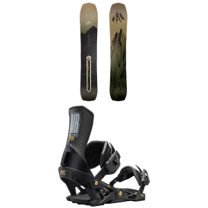 Jones Flagship Snowboard 2027 - 162W Package (162W cm) + L Mens in Black size 162W/L | Nylon/Plastic