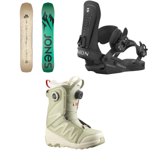 Jones Women's Jones Flagship Snowboard 2026 - 155 Package (155 cm) + M Womens size 155/M | Bamboo/Plastic - $1030.88 at evo