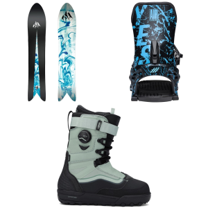 Jones Jones Storm Wolf Snowboard 2026 - 154 Package (154 cm) + S Mens in Grey size 154/S | Nylon/Plastic - $948.53 at evo