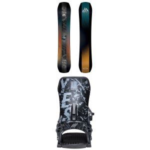 Jones Jones Mountain Twin Snowboard 2027 - 154 Package (154 cm) + M Mens in Blue size 154/M | Nylon/Plastic - $823.91 at evo