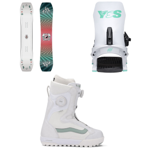 Jones Women's Jones Tweaker Snowboard 2026 - 146 Package (146 cm) + S Womens in White size 146/S | Nylon/Plastic - $766.46 at evo
