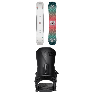 Jones Women's Jones Tweaker Snowboard 2026 - 146 Package (146 cm) + S Womens in White size 146/S | Nylon/Plastic - $570.53 at evo