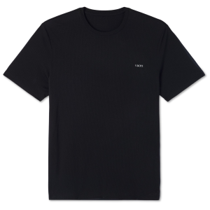 Vuori Short-Sleeve Strato Breathe T-Shirt Men's 2026 in Black size Large | Polyester
