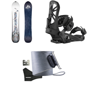 Jones Jones Frontier 2.0 Splitboard 2027 - 162 Package (162) + L Splitboard Bindings in Black size 162/L | Plastic - $1539.85 at evo