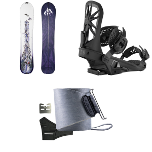 Jones Women's Jones Dream Weaver 2.0 Splitboard 2027 - 145 Package (145) + M Splitboard Bindings in Black size 145/M | Plastic - $1539.85 at evo