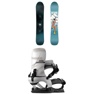 Rome Stale Crewzer Snowboard 2027 - 161W Package (161W cm) + Large/X-Large Mens size 161W/L/Xl | Aluminum
