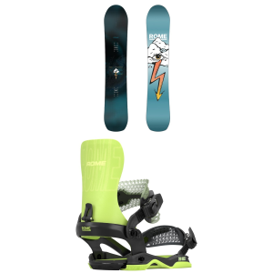 Rome Stale Crewzer Snowboard 2027 - 161W Package (161W cm) + M/L Mens size 161W/M/L | Nylon/Aluminum