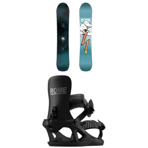 Rome Stale Crewzer Snowboard 2027 - 154 Package (154 cm) + S Mens size 154/S | Nylon/Aluminum