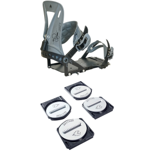 Spark R&D Surge ST Splitboard Bindings 2027 - Medium Package (M) + Splitboard Hardware in Black | Nylon/Aluminum/Plastic