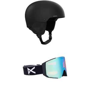 Anon Raider 3 Round Fit Helmet 2027 - Large Package (L) + Any, Men's in Black