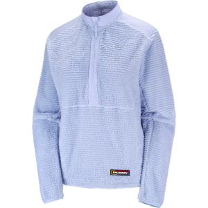 Salomon Women's Salomon Thernova Half-Zip Fleece 2027 in Blue size Small | Polyester - $129.95 at evo