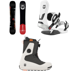 Never Summer Proto Type 3 Snowboard 2027 - 157 Package (157 cm) + S Mens in Black size 157/S