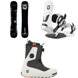 Never Summer Proto T3 Ultra Snowboard 2027 - 160 Package (160 cm) + L Mens in Black size 160/L