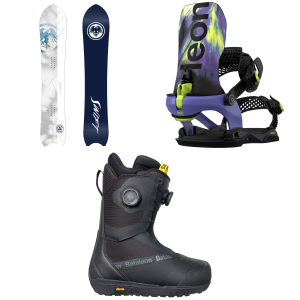 Never Summer Proto Swift Snowboard 2027 - 162 Package (162 cm) + M/L Mens size 162/M/L | Aluminum