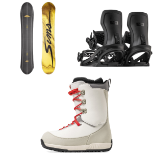 Sims Nub Snowboard 2027 - 161 Package (161 cm) + L Mens size 161/L | Bamboo