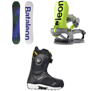 Bataleon Mojo Snowboard 2027 - 157 Package (157 cm) + M/L Mens in Black size 157/M/L | Aluminum