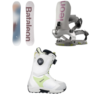 Women's Bataleon Mojo Snowboard 2027 - 152 Package (152 cm) + S Womens in Black size 152/S | Aluminum
