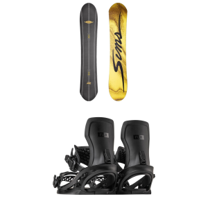 Sims Nub Snowboard 2027 - 158.5W Package (158.5W cm) + L Mens in Black size 158.5W/L | Bamboo