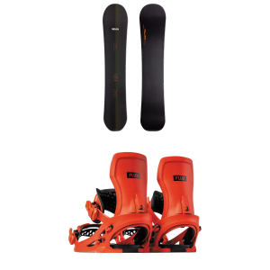 Sims Macrodose Snowboard 2027 - 162 Package (162 cm) + L Mens in Red size 162/L