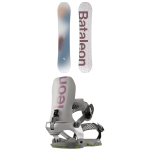 Women's Bataleon Mojo Snowboard 2027 - 152 Package (152 cm) + S Womens in Gray size 152/S | Aluminum