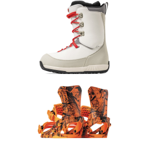 Flux NF Lace Snowboard Boots 2027 - 10.5 Package (10.5) + S Mens in White size 10.5/S | Rubber