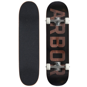 Arbor Arbor Surplus Black/Brown Skateboard Complete 2027 size 8.25 - $139.99 at evo