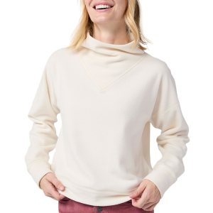 Women's Stio Turpin Fleece Mockneck 2027 in White size X-Large | Polyester