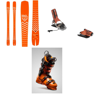 Black Crows Mirus Cor Skis 2027 - 184 Package (184 cm) + 95 Adult Alpine Bindings in Gold | Titanal size 184/95 | Aluminum