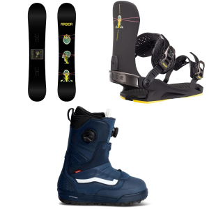 Arbor Arbor El Camino Snowboard 2027 - 155 Package (155 cm) + L Mens in Black size 155/L | Aluminum/Plastic - $1286.91 at evo