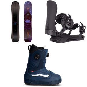 Arbor Arbor Astrowaste Snowboard 2027 - 159 Package (159 cm) + M Mens in Black size 159/M | Aluminum/Plastic - $1268.91 at evo