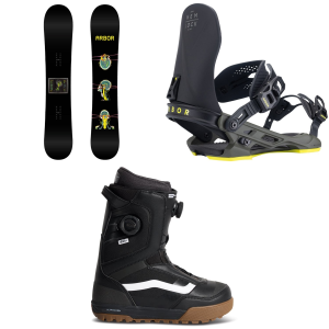 Arbor Arbor El Camino Snowboard 2027 - 161 Package (161 cm) + S Mens in Charcoal size 161/S | Nylon/Plastic - $1124.01 at evo