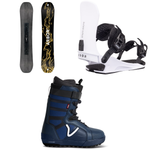 Arbor Arbor Rain Snowboard 2027 - 157 Package (157 cm) + S Mens in Red size 157/S | Aluminum/Plastic - $1115.91 at evo