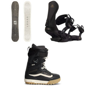 Arbor Women's Arbor Veda Snowboard 2027 - 154 Package (154 cm) + M Womens in Black size 154/M | Aluminum/Plastic - $1092.51 at evo