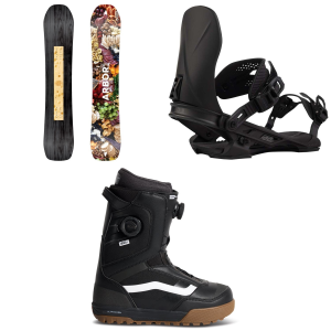 Arbor Arbor Danny Kass Park Pro Snowboard 2027 - 157 Package (157 cm) + M Mens in Black size 157/M | Nylon/Plastic - $1061.01 at evo