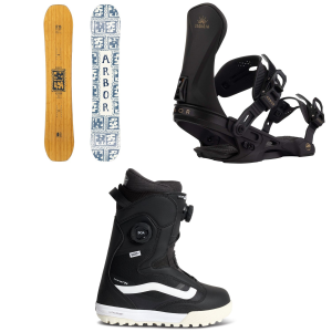 Arbor Women's Arbor Swoon Snowboard 2027 - 144 Package (144 cm) + M Womens in Black size 144/M | Aluminum/Plastic - $1043.01 at evo