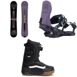 Arbor Arbor Metal Machine Snowboard 2027 - 159 Package (159 cm) + L Mens in Black size 159/L | Nylon/Plastic - $1034.01 at evo