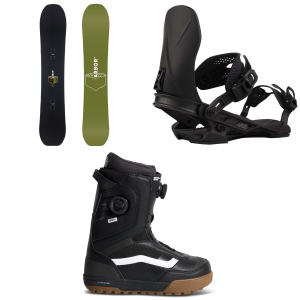 Arbor Arbor Sin Nombre Snowboard 2027 - 153 Package (153 cm) + S Mens in Black size 153/S | Nylon/Plastic - $1007.01 at evo