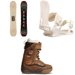 Arbor Women's Arbor Swoon Decon Snowboard 2027 - 148 Package (148 cm) + S Womens size 148/S | Aluminum/Plastic - $1003.41 at evo