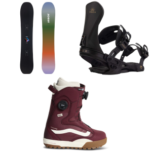 Arbor Women's Arbor Sin Cara Snowboard 2027 - 152 Package (152 cm) + M Womens in Black size 152/M | Aluminum/Plastic - $989.01 at evo