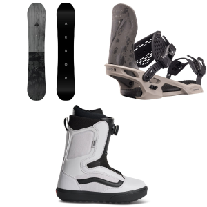 Arbor Arbor Formula Snowboard 2027 - 152 Package (152 cm) + M Mens in Black size 152/M | Aluminum/Plastic - $926.91 at evo